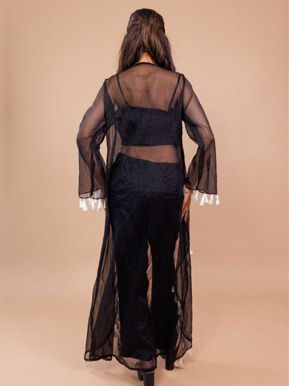 Black OverShrug Three Piece