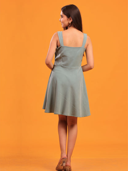 Teal Short Dress