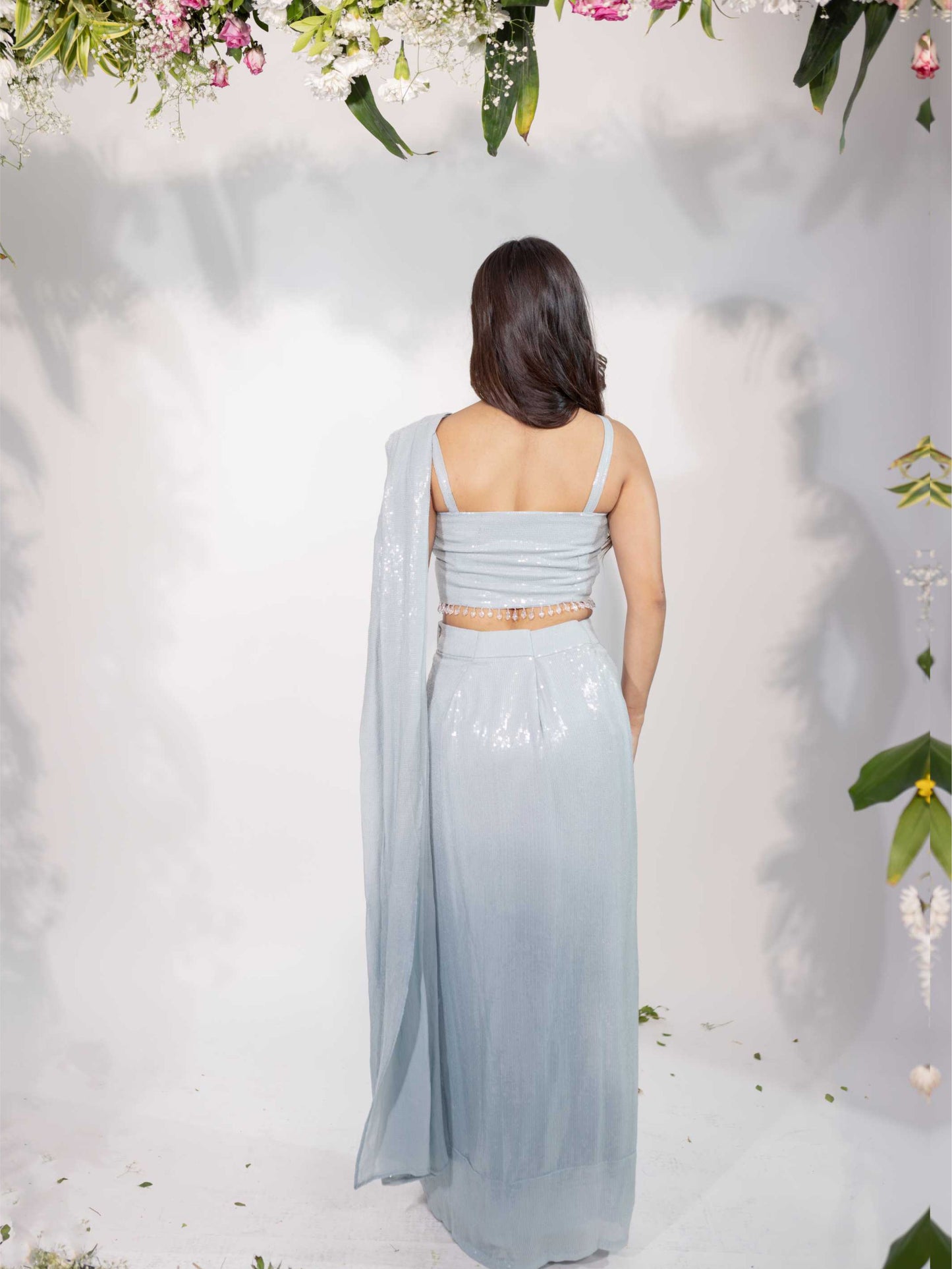 Sequence Drape Saree