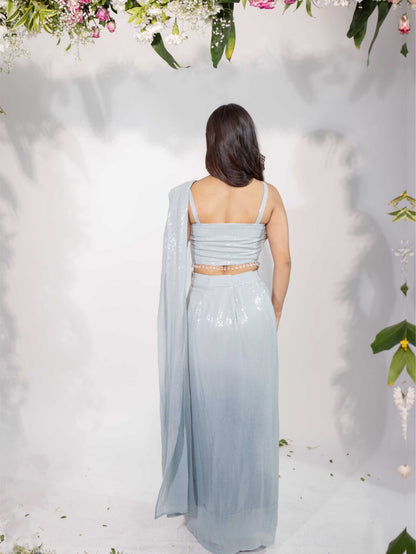 Sequence Drape Saree