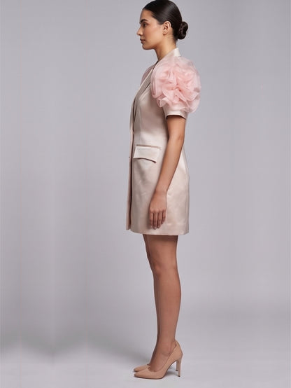 Light Pink Blazer Dress
