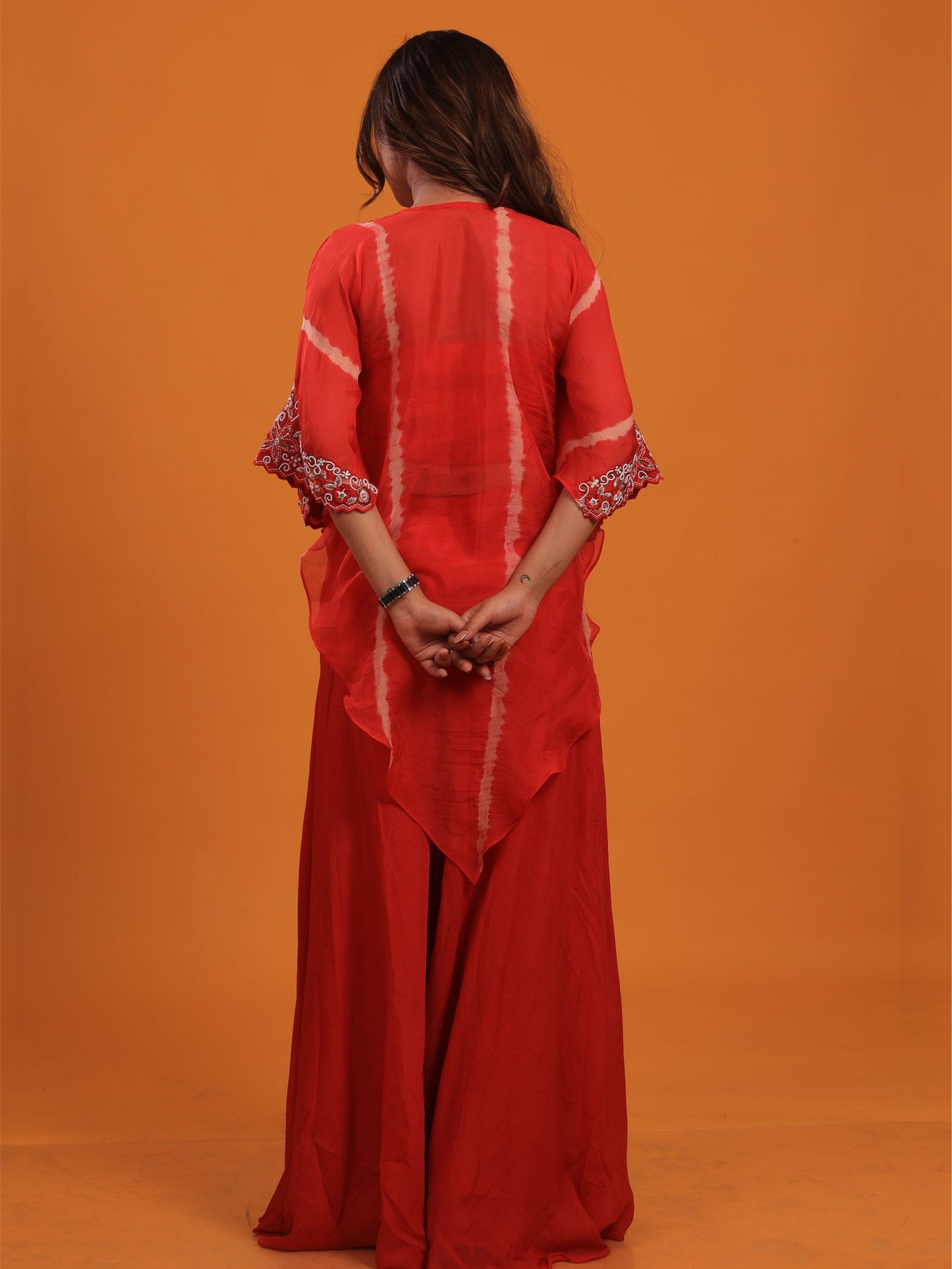 Red Kaftan Set