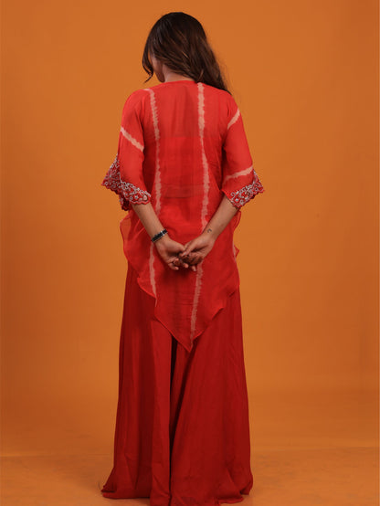 Red Kaftan Set