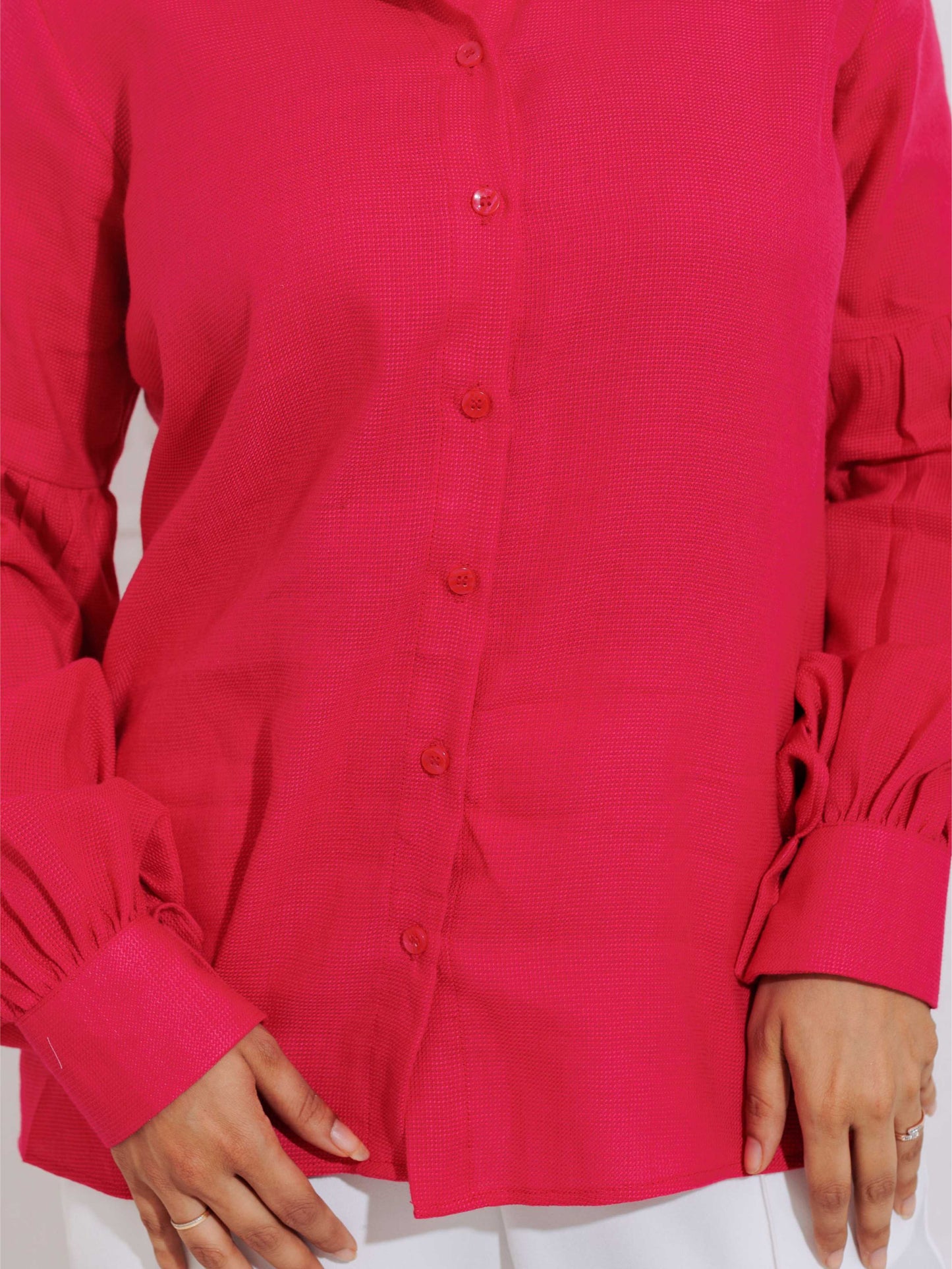 Hot Pink & White Cord Set