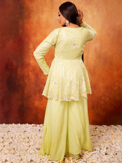 Mint Green Palazzo Set