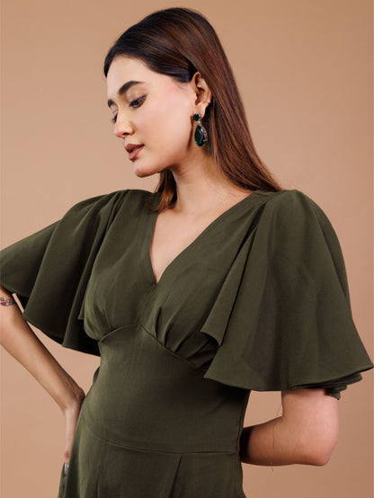 Olive Green Jumpsuit