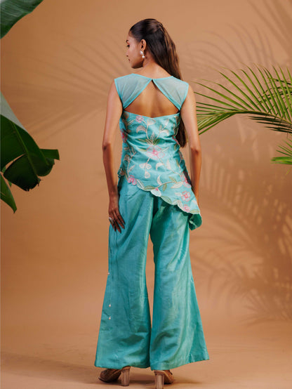 Aqua Bloom Co-ord Set