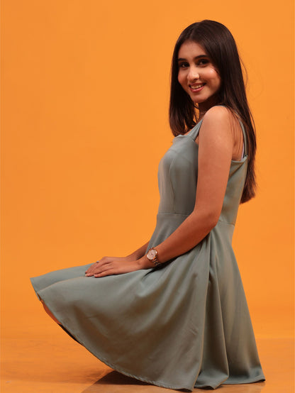 Teal Short Dress