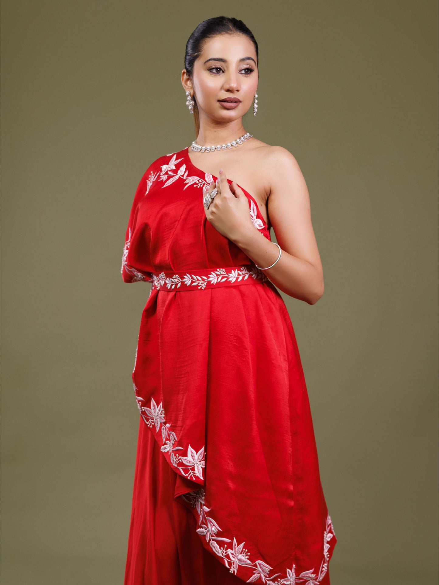 Red One Shoulder IW