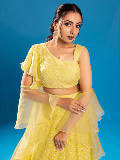 Chinkankari Lehnga Set