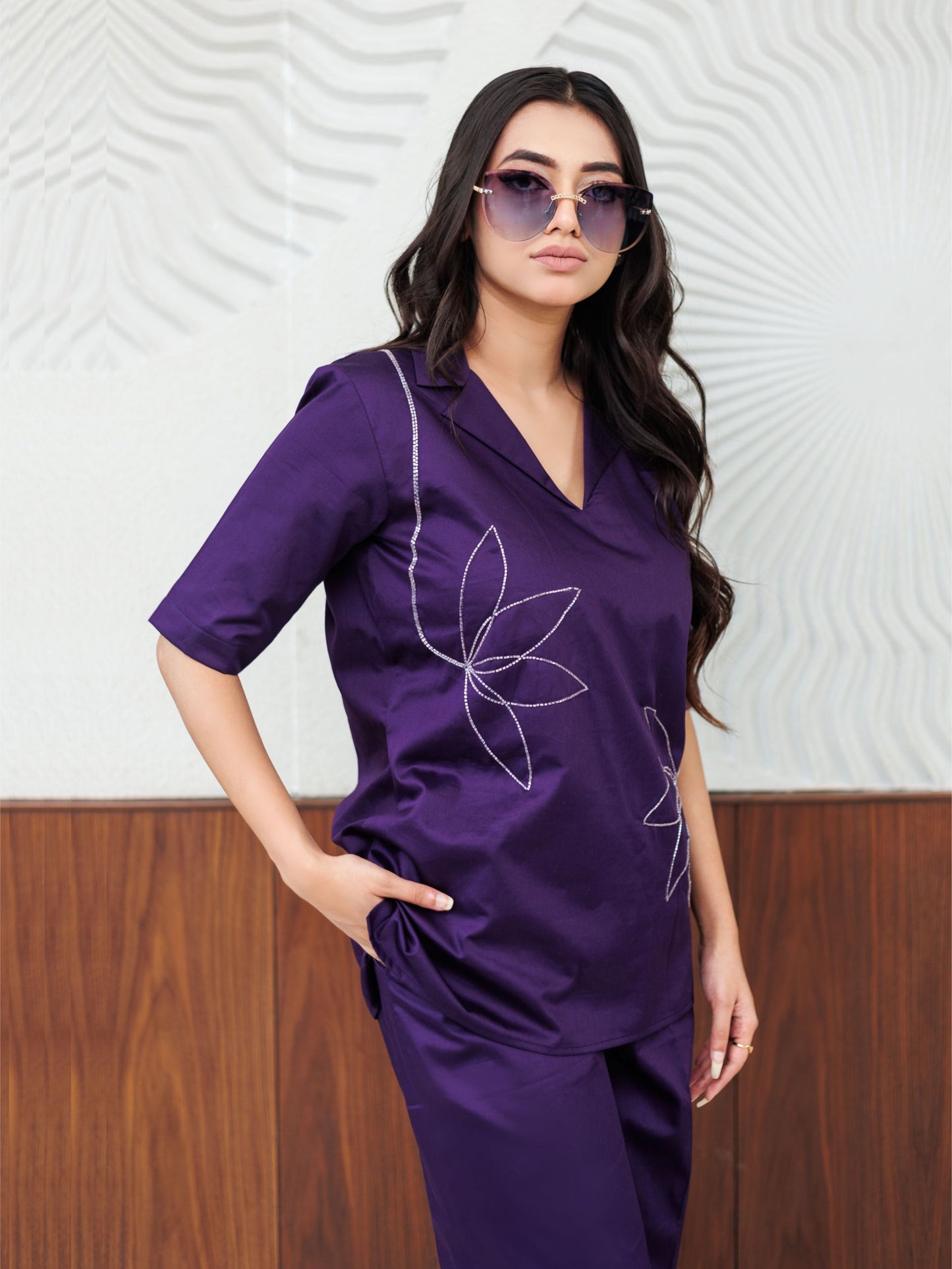 Dark Purple Co-ords