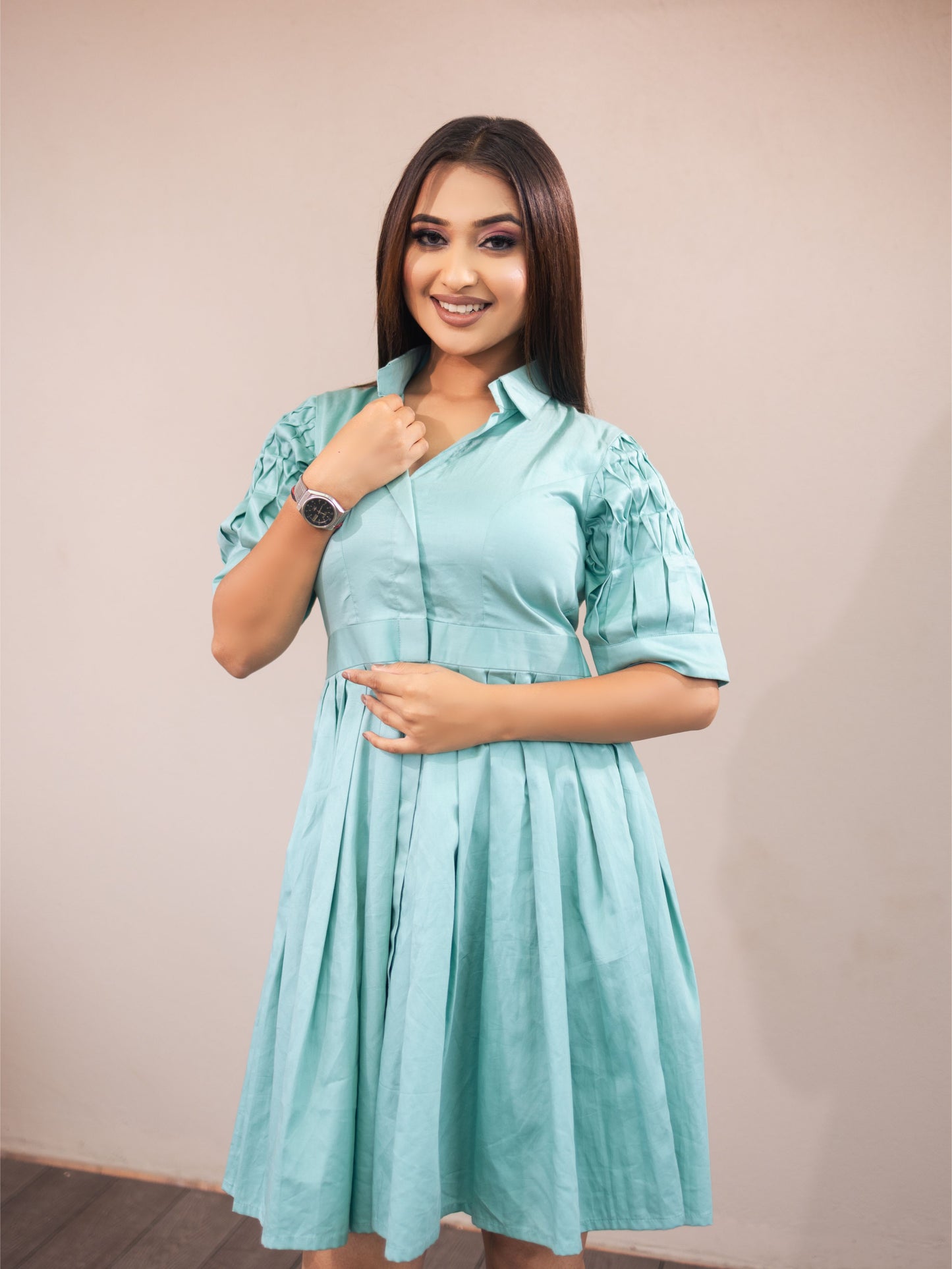 Aqua Green Dress