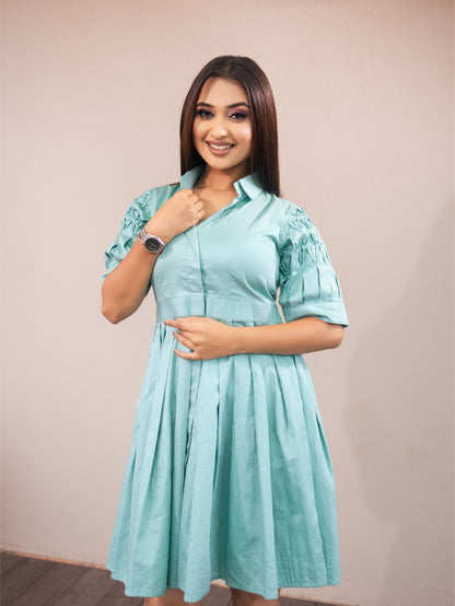 Aqua Green Dress