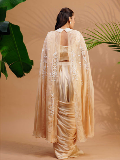 Ivory Pearl Drape Set