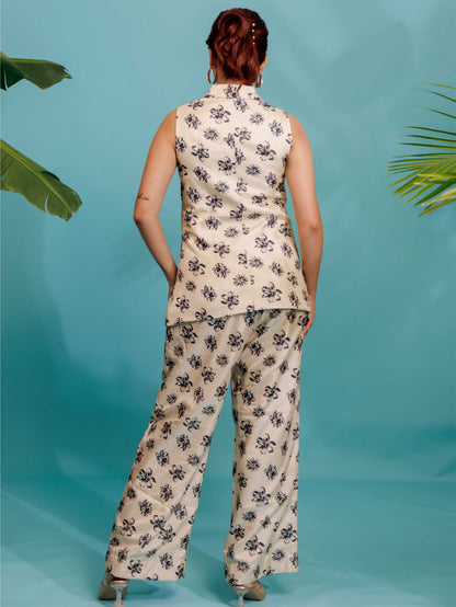 Ivory Floral Co-Ord Set