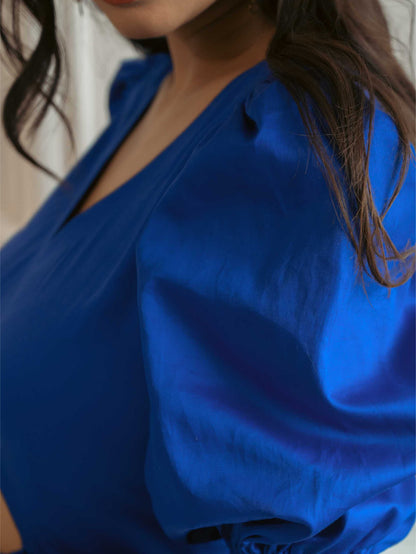 Royal Blue Layered Dress