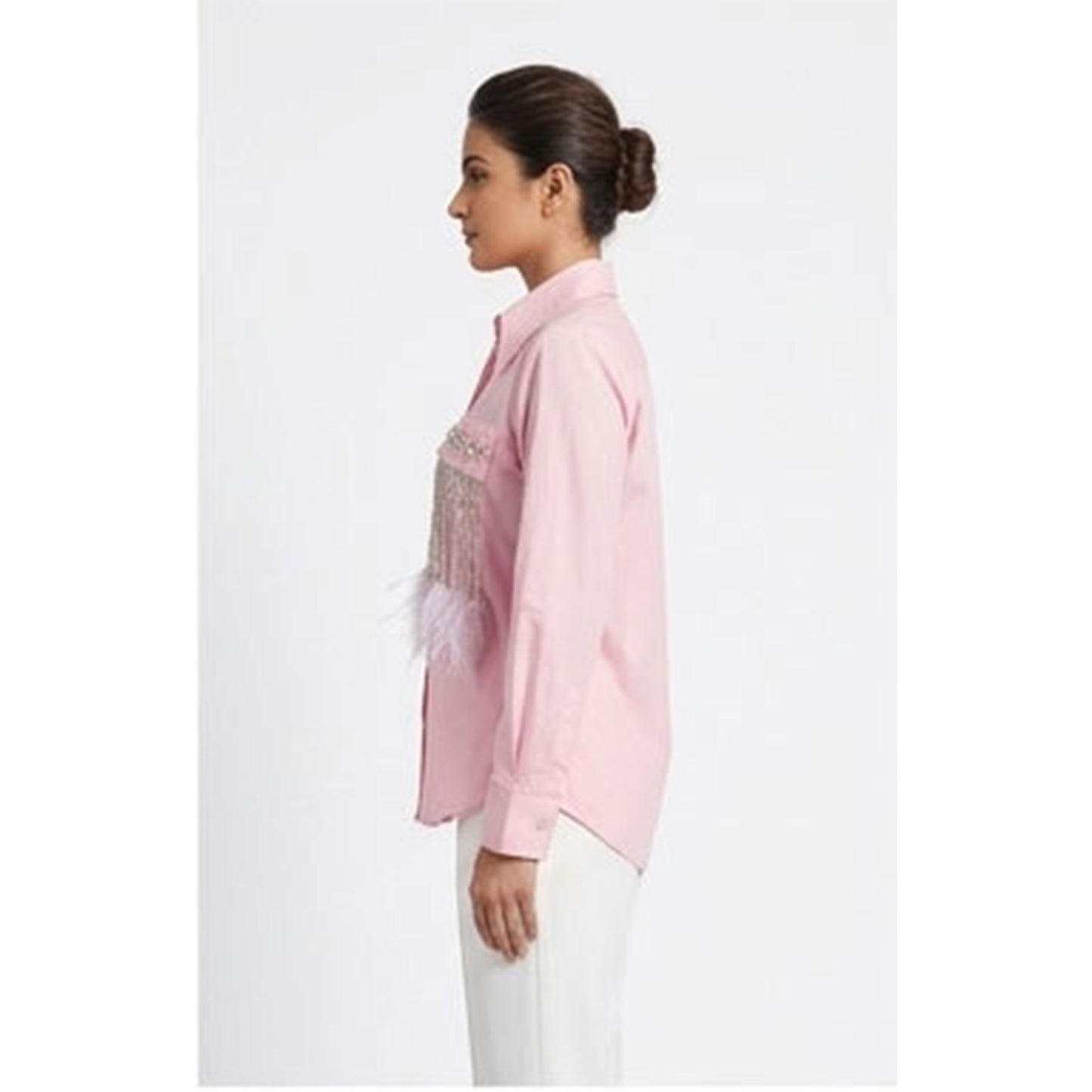 Light Pink Fether Shirt