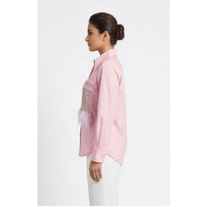 Light Pink Fether Shirt