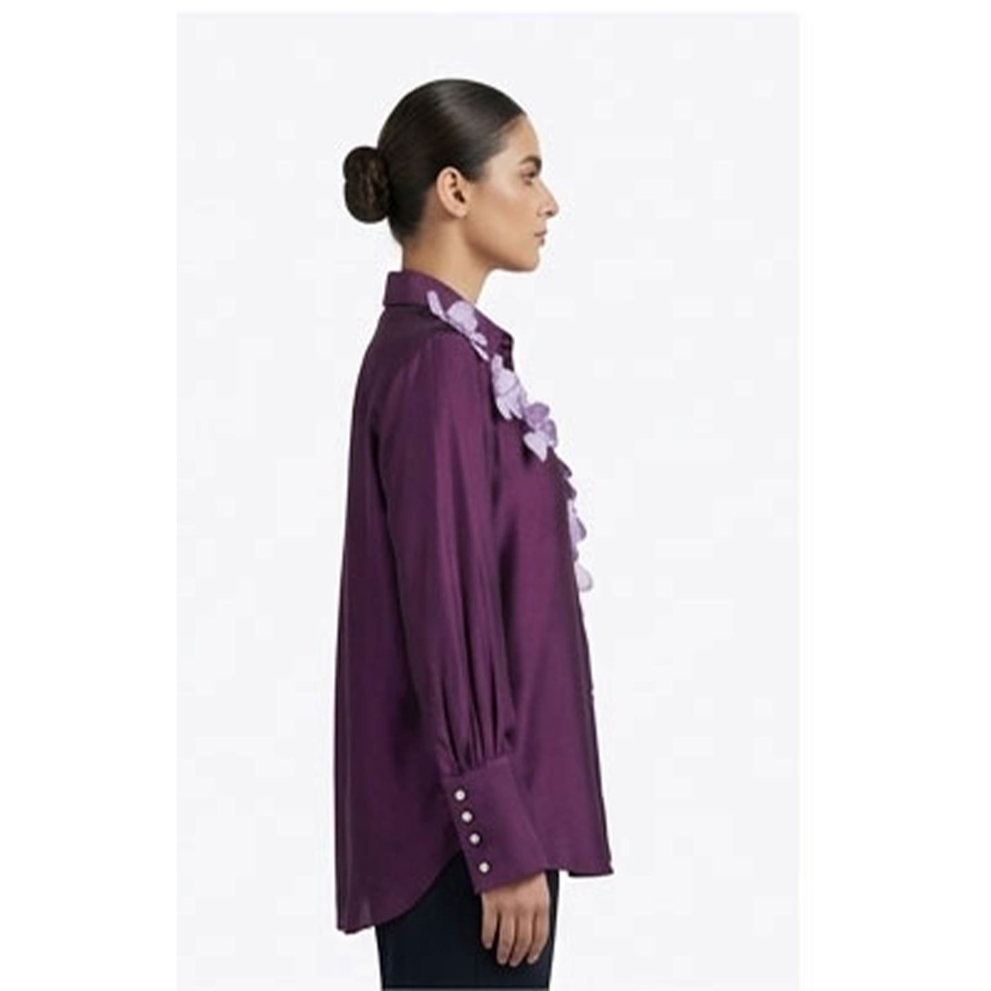 Wine 3D Flower Shirt