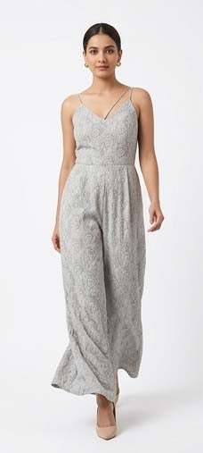 GreyCircle Print Georgette Jumpsuit