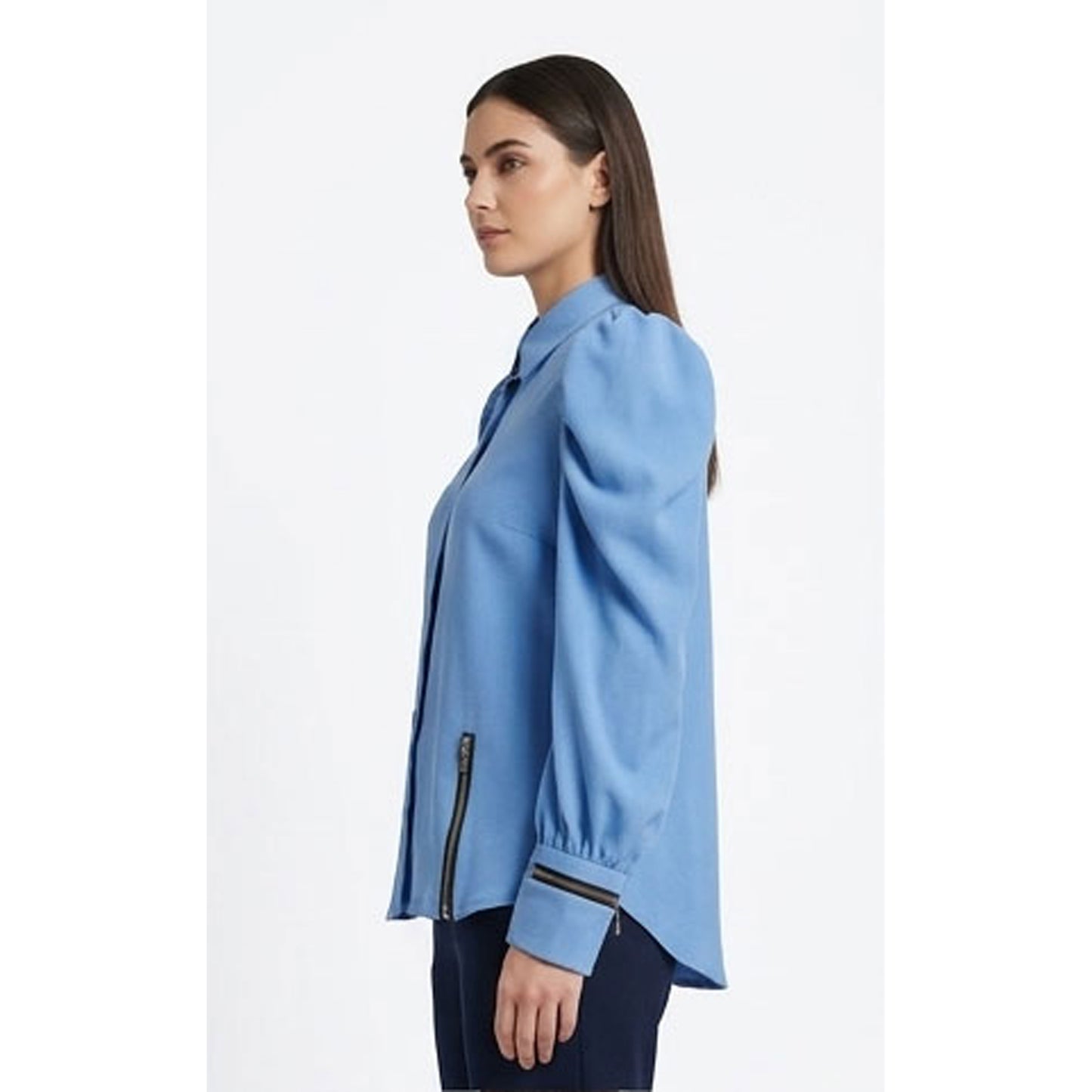 Ice Blue Denim Shirt