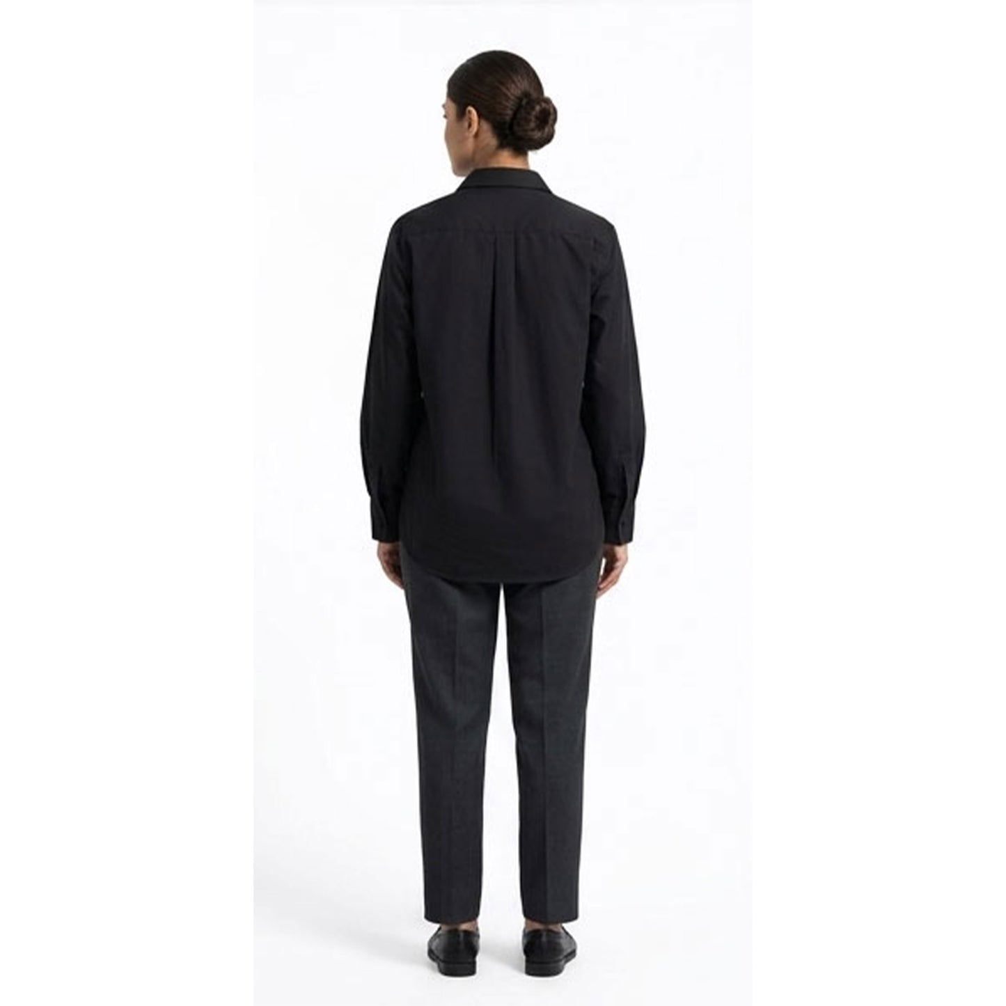 Black Golden Embroidery Shirt